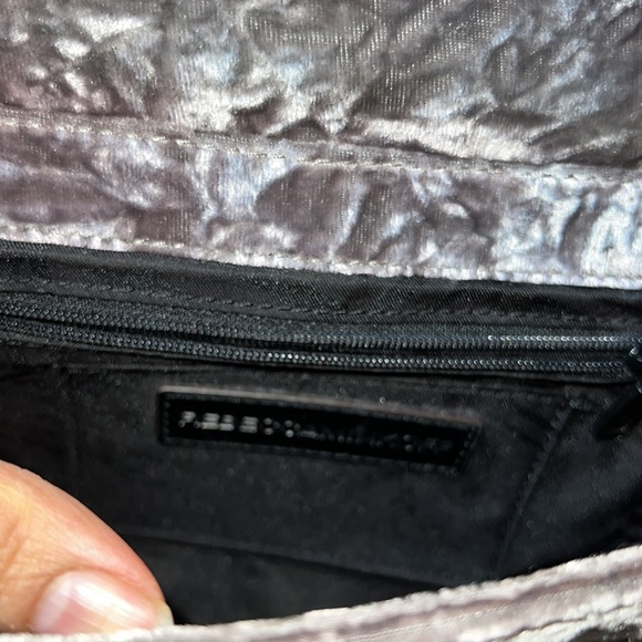 Crushed Velvet Rebecca Minkoff Flap Bag Purse - Picture 8 of 9